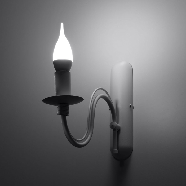 Απλίκα Τοίχου Sollux Minerwa White SL.0216