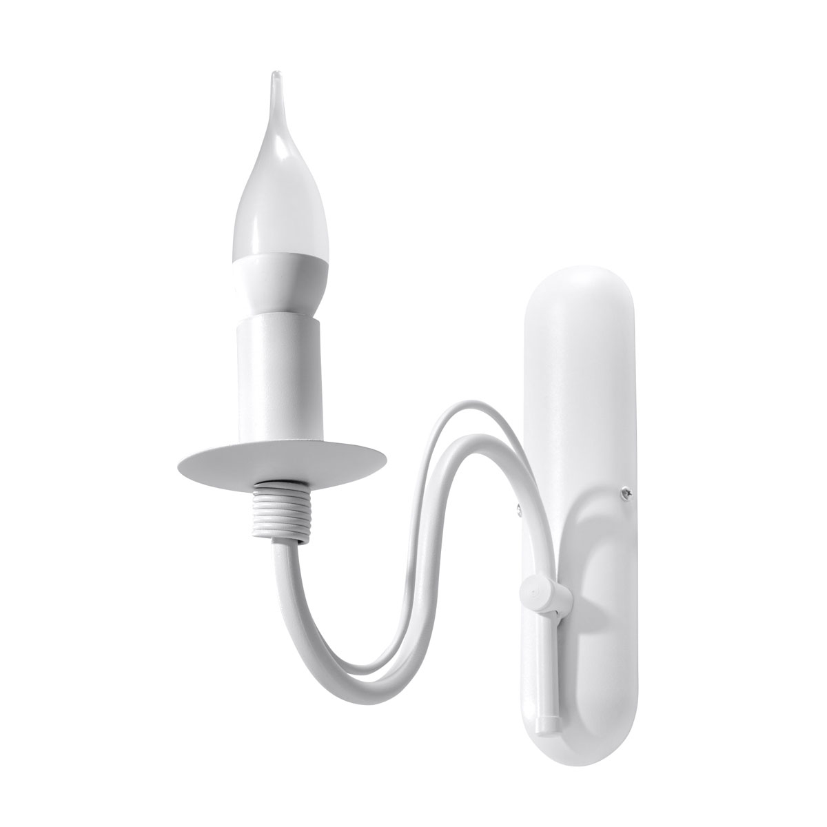 Απλίκα Τοίχου Sollux Minerwa White Sl 0216 Home Φωτιστικά Spitishop
