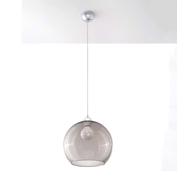 Φωτιστικό Οροφής Μονόφωτο Sollux Ball Graphite SL.0250