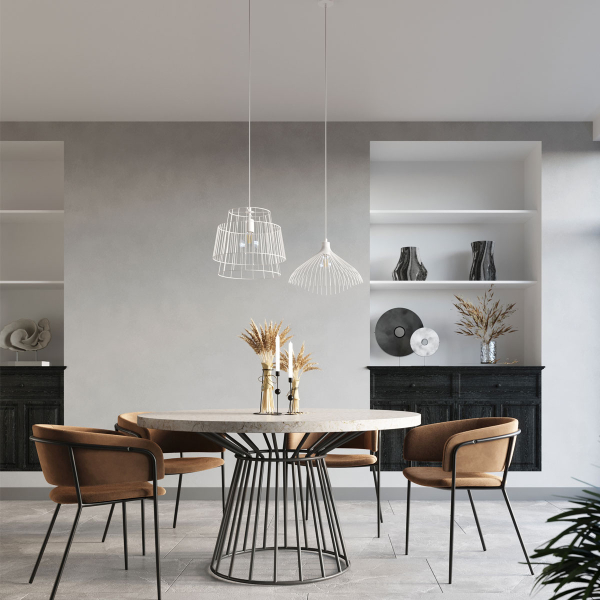 Φωτιστικό Οροφής Μονόφωτο Sollux Gate White SL.0662