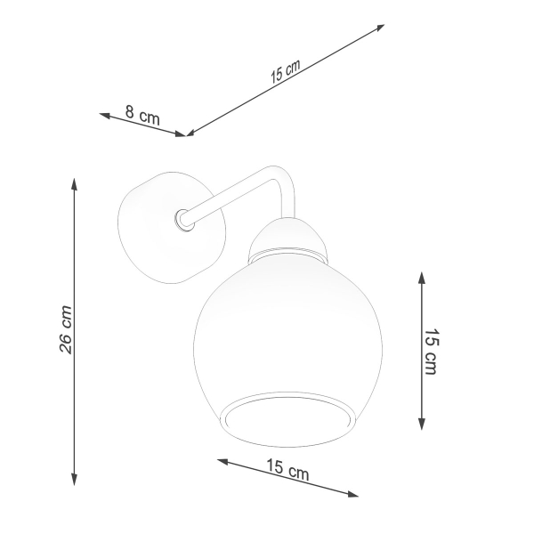 Απλίκα Τοίχου Sollux Alino SL.1139