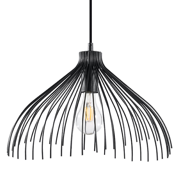 Φωτιστικό Οροφής Μονόφωτο Sollux Umb Black SL.0665