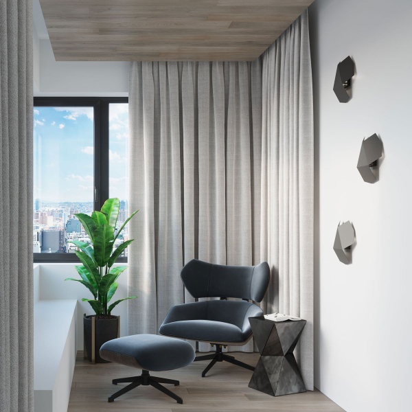 Απλίκα Τοίχου Sollux Tre Black SL.0425