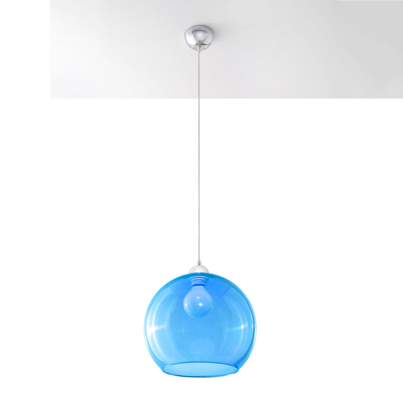 Φωτιστικό Οροφής Μονόφωτο Sollux Ball Blue SL.0251