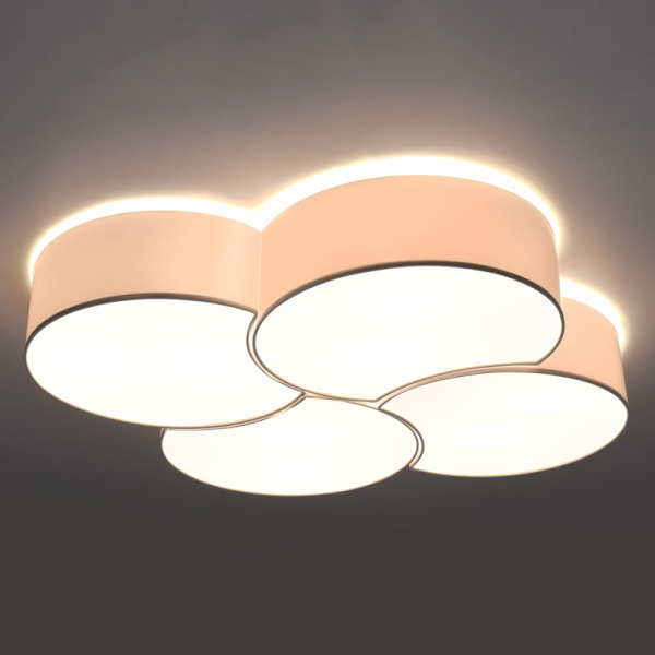 Φωτιστικό Πλαφονιέρα Sollux Circle White SL.1053