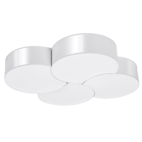 Φωτιστικό Πλαφονιέρα Sollux Circle White SL.1053