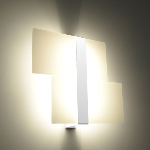 Απλίκα Τοίχου Sollux Massimo White SL.1044