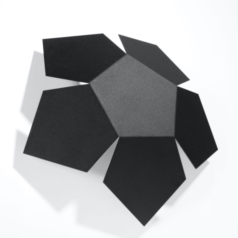 Απλίκα Τοίχου Sollux Penta Black SL.0423