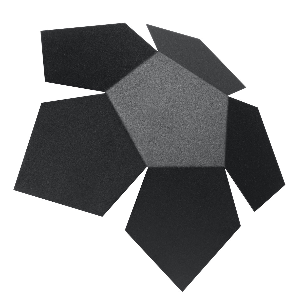 Απλίκα Τοίχου Sollux Penta Black Sl 0423 Home Φωτιστικά Spitishop