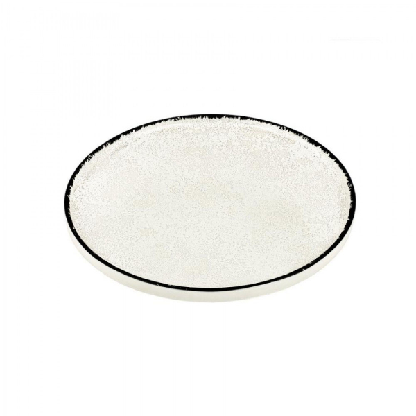 Πιάτο Φαγητού Ρηχό (Φ26) Oriana Ferelli Vertical Moon Shade White 18274-63