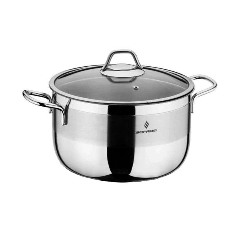 Ανοξείδωτη Κατσαρόλα (20εκ.) Sofram Soft 3.35lt