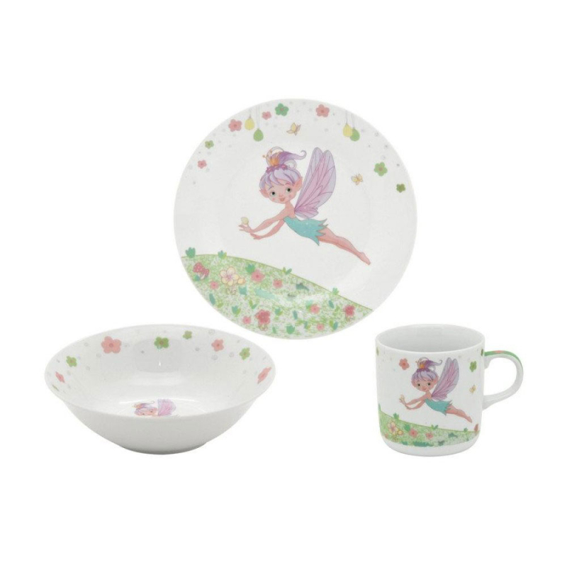 Παιδικό Σετ Φαγητού 3τμχ Oriana Ferelli Fairy C-644