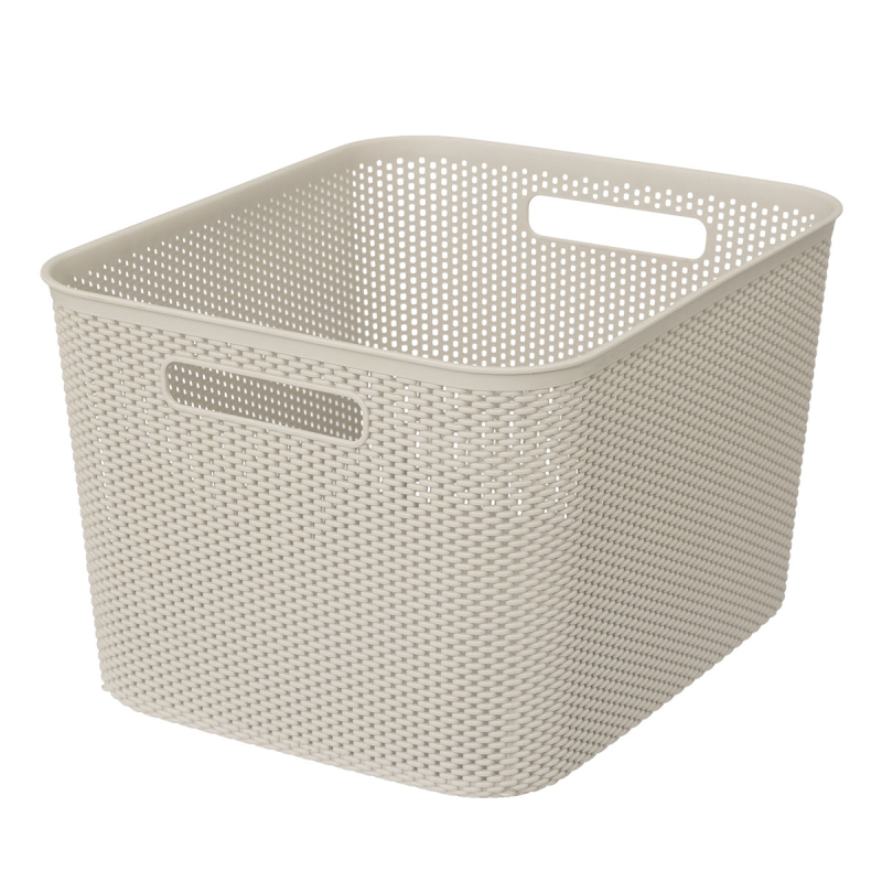 Καλάθι Αποθήκευσης (34x28x21.5) F-V Crocket Beige 202341C
