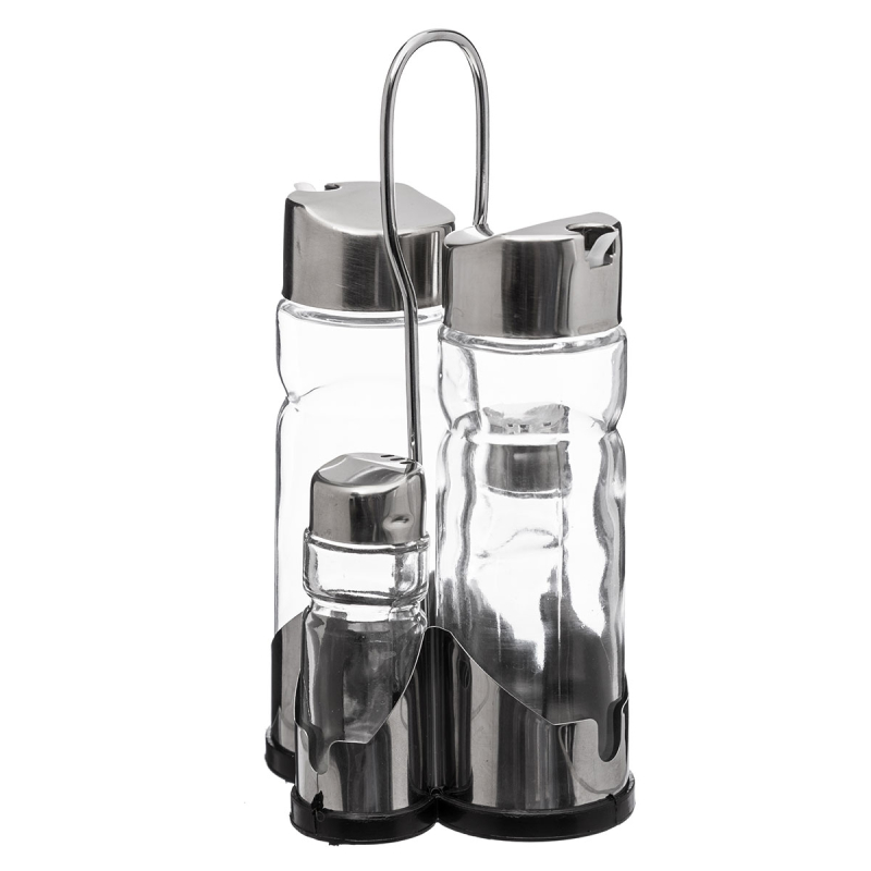 Αλατοπίπερο + Μπουκάλια Για Λάδι & Ξύδι (Σετ 5τμχ) F-V Bottle 150166