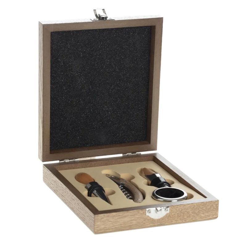 Ανοιχτήρι & Αξεσουάρ Κρασιού (Σετ 4τμχ) S-D Marc 160753