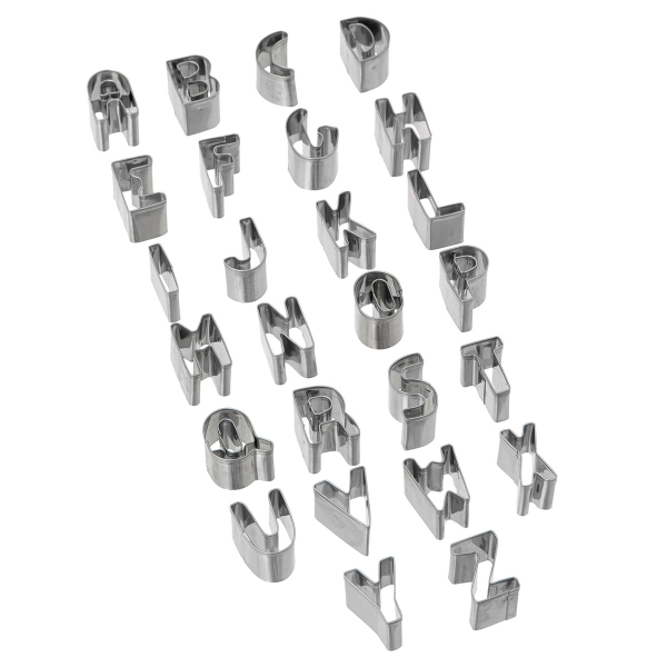 Κουπ Πατ Ανοξείδωτα (Σετ 35τμχ) F-V Alphabet 189491