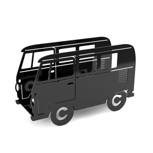 Εφημεριδοθήκη (39.5x13.5x24) Balvi By Octopus Van Black