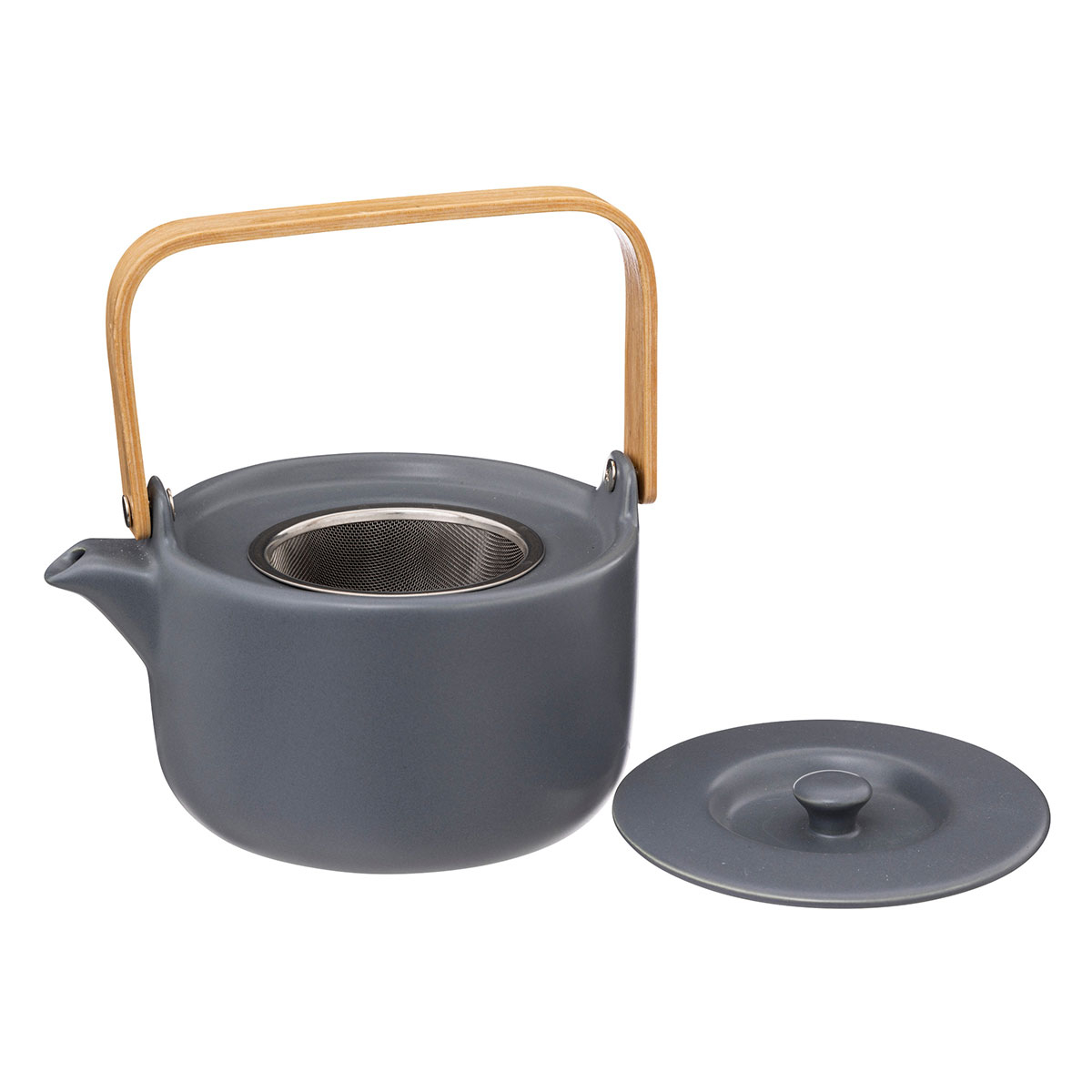 Τσαγιέρα με Φίλτρο 800Ml S-D Natural 160723E Bleu Gris Home Είδη Σερβιρίσματος Καφετιέρες - Τσαγιέρες Spitishop