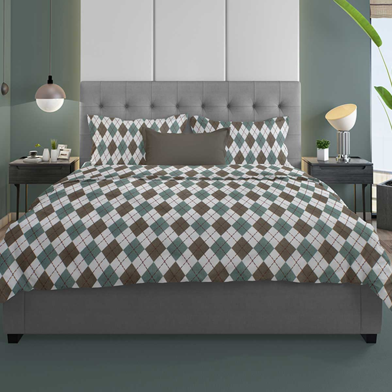 Φανελένια Σεντόνια Υπέρδιπλα (Σετ) Dimcol Diamond 329