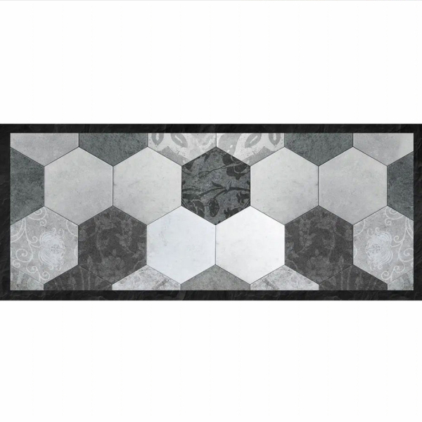 Διάδρομος Βινυλίου (50x240) Ango Grey Exagons XL 83710