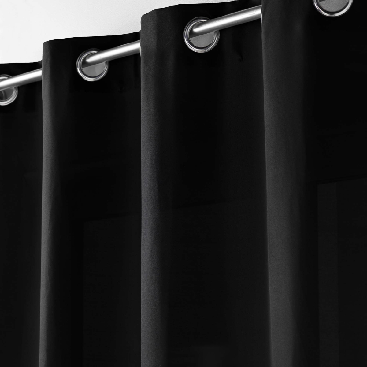 Κουρτίνα (140X260) με Τρουκς L-C Absolu Noir 1607236 Home Κουρτίνες Σαλονιού Spitishop