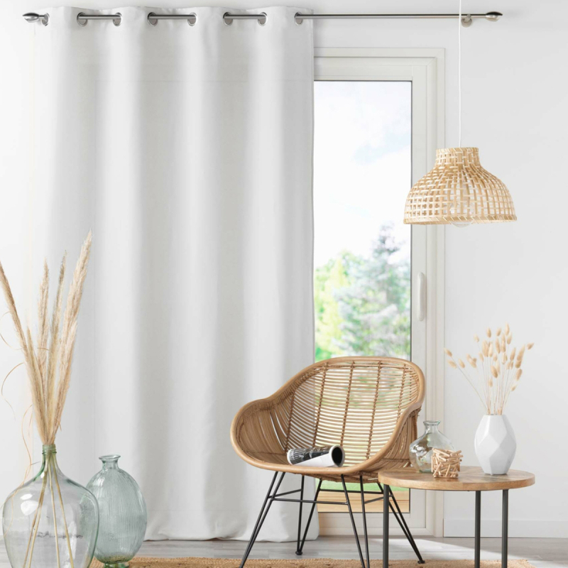 Κουρτίνα (140x260) Με Τρουκς L-C Absolu Blanc 1607232