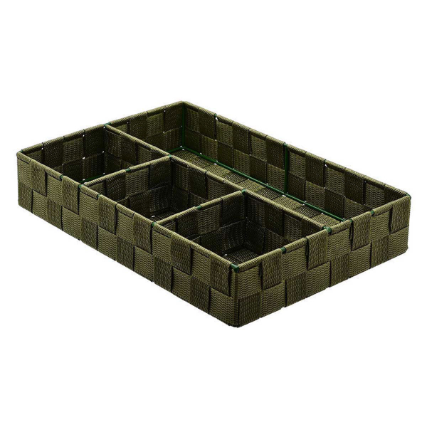 Κουτί Αποθήκευσης 4 Θέσεων (33x23x6) Estia Olive Green 04-14919