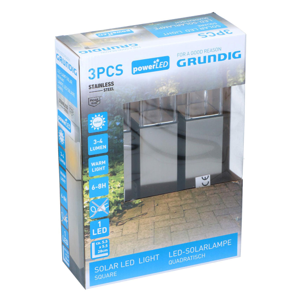 Ηλιακά Φωτιστικά Καρφωτά (3τμχ) Grundig 871125290048