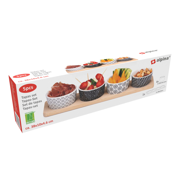 Ορντεβιέρα Σερβιρίσματος 4 Θέσεων (38x10x5.1) Alpina 871125224032