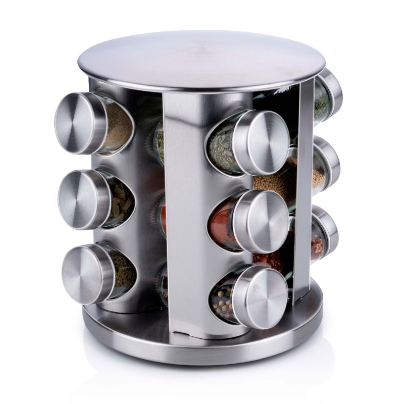 Βαζάκια Μπαχαρικών (Σετ 12τμχ) Σε Περιστρεφόμενο Σταντ Alpina 871125247688