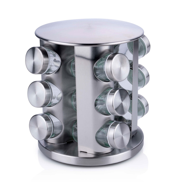 Βαζάκια Μπαχαρικών (Σετ 12τμχ) Σε Περιστρεφόμενο Σταντ Alpina 871125247688