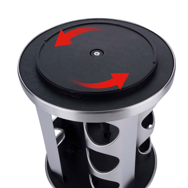 Βαζάκια Μπαχαρικών (Σετ 12τμχ) Σε Περιστρεφόμενο Σταντ Alpina 871125247688