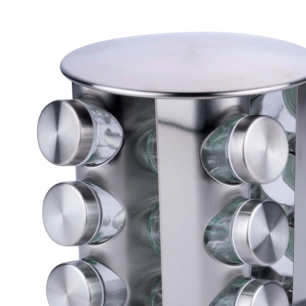 Βαζάκια Μπαχαρικών (Σετ 12τμχ) Σε Περιστρεφόμενο Σταντ Alpina 871125247688