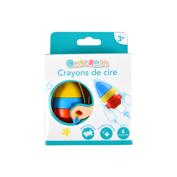 Σετ Κηρομπογιές 6τμχ L-C WAME240