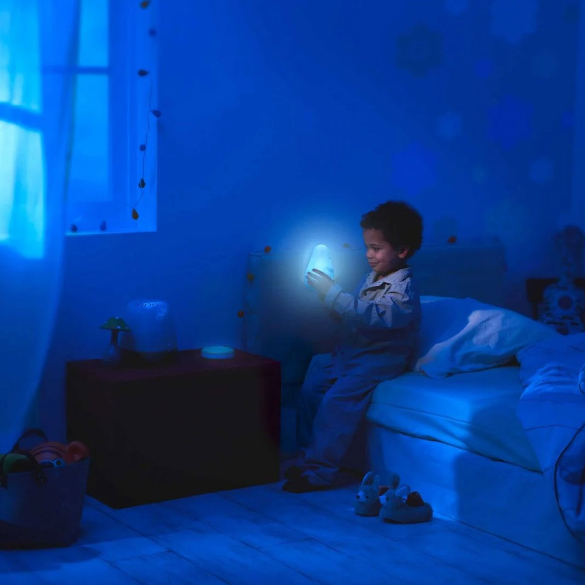 Παιδικό Φωτάκι Νυκτός Led Pabobo Lumilove Blue Lumi-Bpab Home Φωτιστικά Παιδικά Spitishop