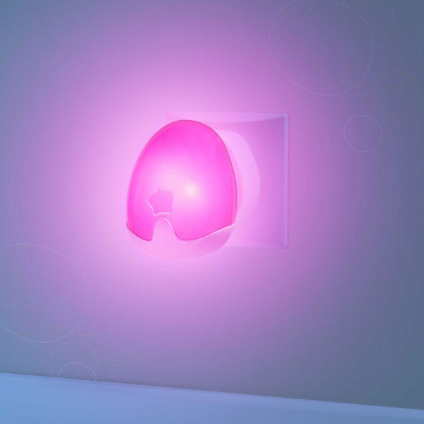 Παιδικό Φωτάκι Νυκτός Led Pabobo Αυτόματο Pink RG02-P-PBOPS