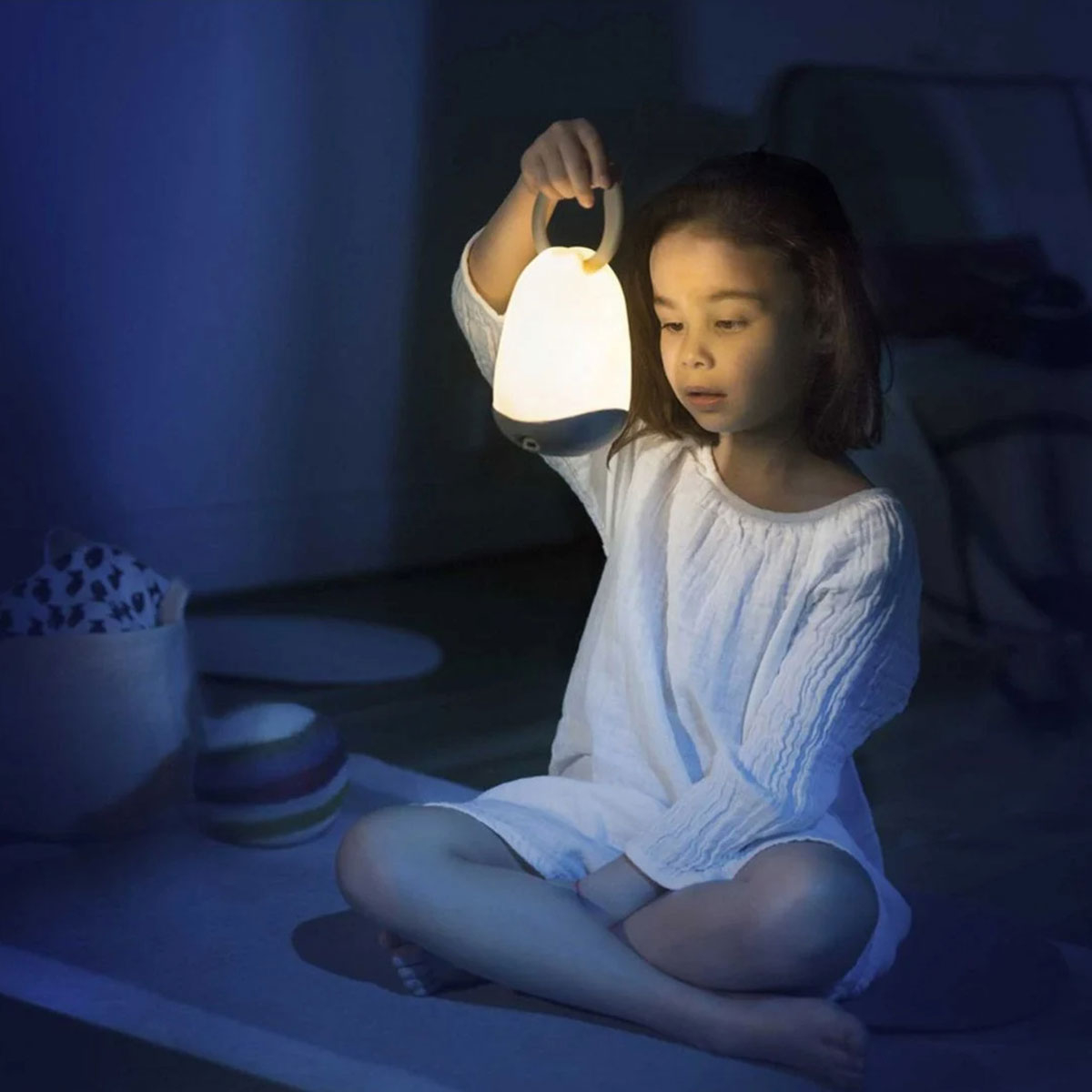 Παιδικό Φωτάκι Νυκτός Led Pabobo Lumiblo-Grey-Intl Home Φωτιστικά Παιδικά Spitishop