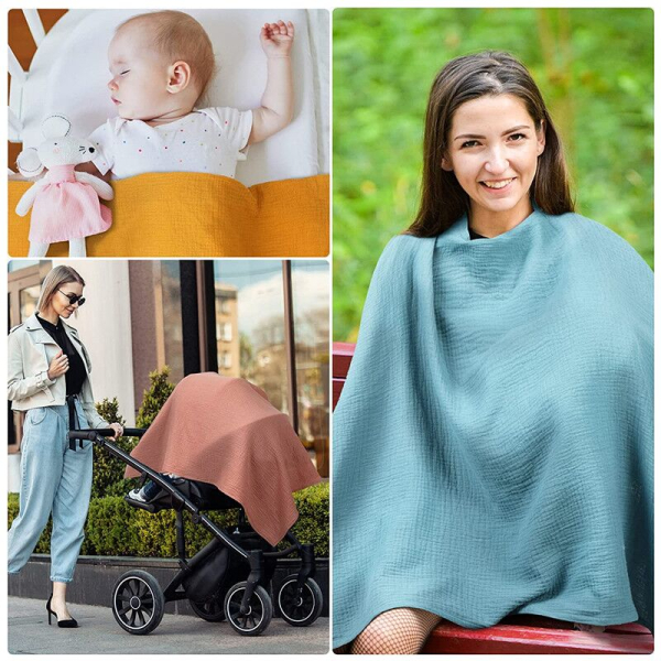 Κάλυμμα Θηλασμού Bebe Stars Powder Pink 240-185