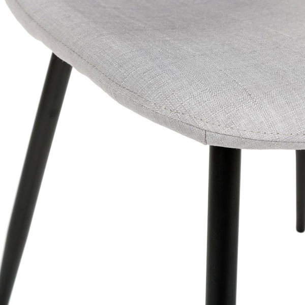 Καρέκλα (45x51x87) A-S Tyka Grey 131255A