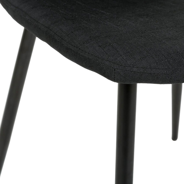 Καρέκλα (45x51x87) A-S Tyka Black 131255C