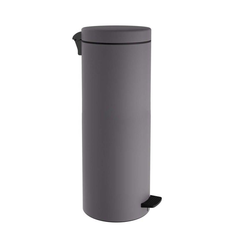 Κάδος Απορριμμάτων (Φ20x53) Pam & Co 16lt 2053 Concrete Grey Matte