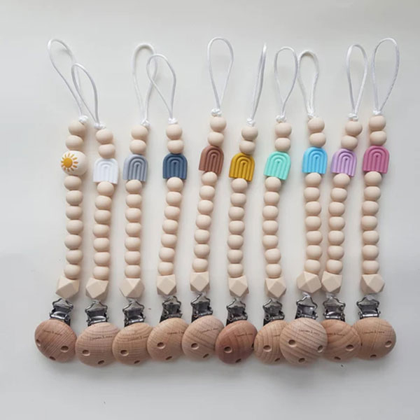 Κλιπ Πιπίλας Chewies & More Rainbow White BR77981