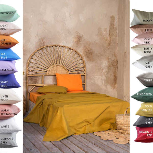 Σεντόνι Ημίδιπλο Επίπεδο (180x260) Nima Bed Linen Unicolors New