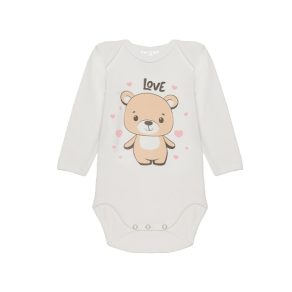 Φορμάκια Βρεφικά Μακρυμάνικα (Σετ 2τμχ) Minervakia Hearts 32016-194