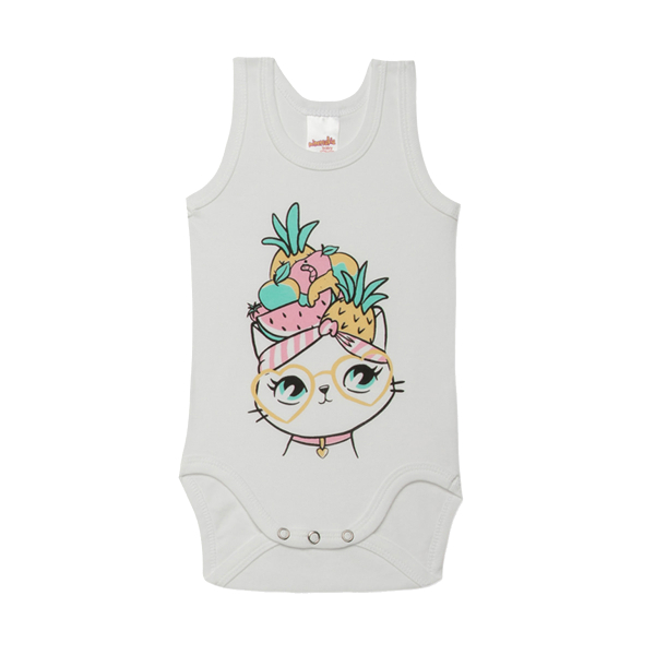 Φορμάκια Βρεφικά Αμάνικα (Σετ 3τμχ) Minervakia Cool Fruits 31913-161