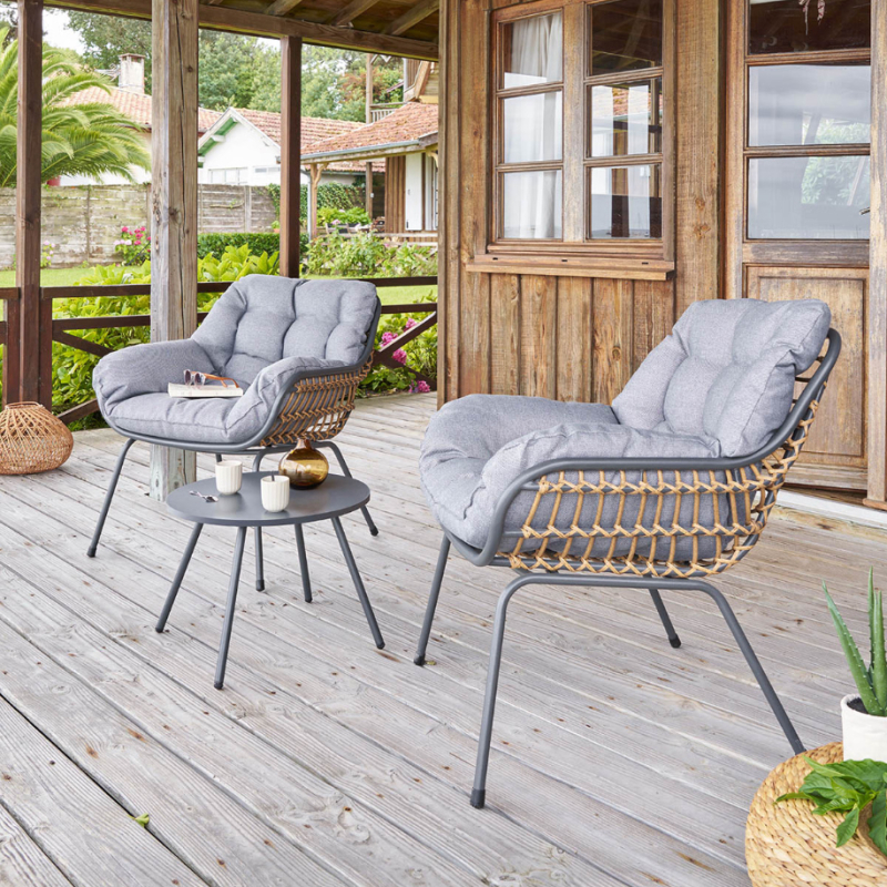 Σαλόνι Κήπου (Σετ 3τμχ) H-S Paopao 186620