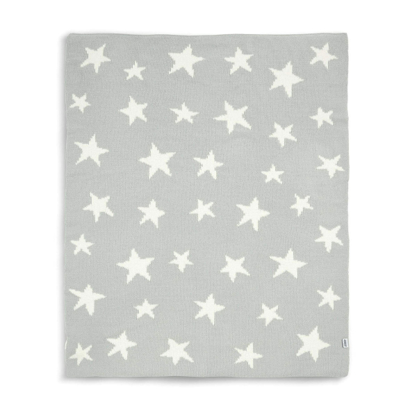 Κουβέρτα Βελουτέ Αγκαλιάς (90x90) Mamas & Papas Grey Star 7883AJ401