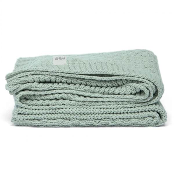 Κουβέρτα Πλεκτή Αγκαλιάς (70x90) Mamas & Papas WTTW Seedling Blue/Green 7883D0300