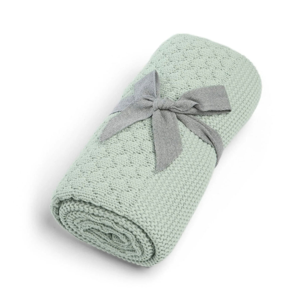 Κουβέρτα Πλεκτή Αγκαλιάς (70x90) Mamas & Papas WTTW Seedling Blue/Green 7883D0300