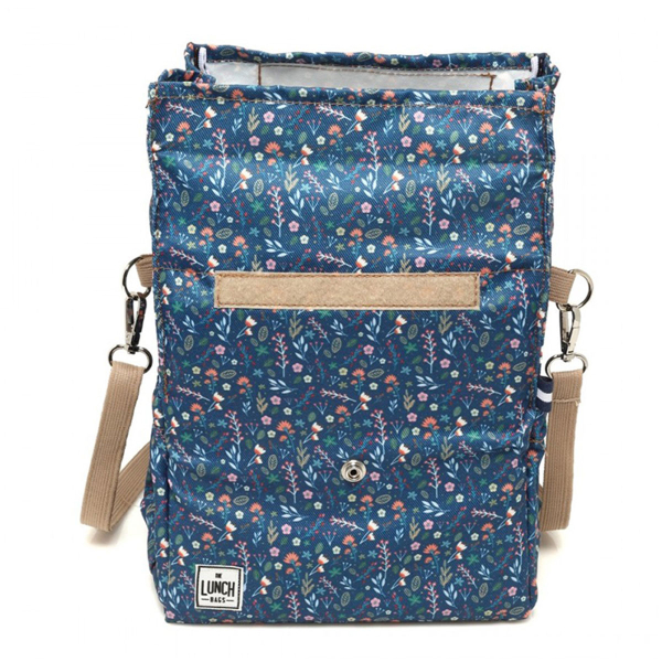 Ισοθερμική Τσάντα Φαγητού (5Lit) The Lunch Bags Original Blue Floral